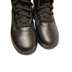 Response Gear Tactical Boots Men's Combat Work Lace Zip Black Leather Size US 10